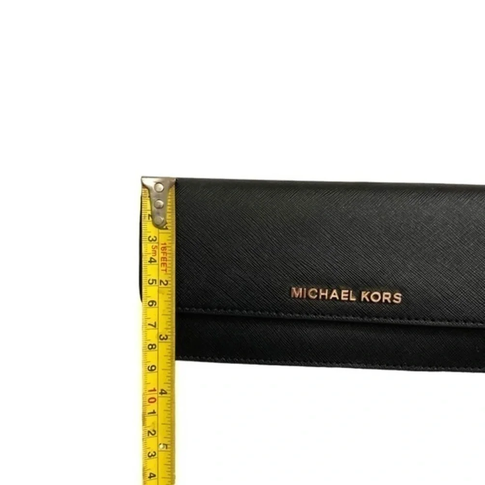 Michael Kors slim black saffiano leather wallet